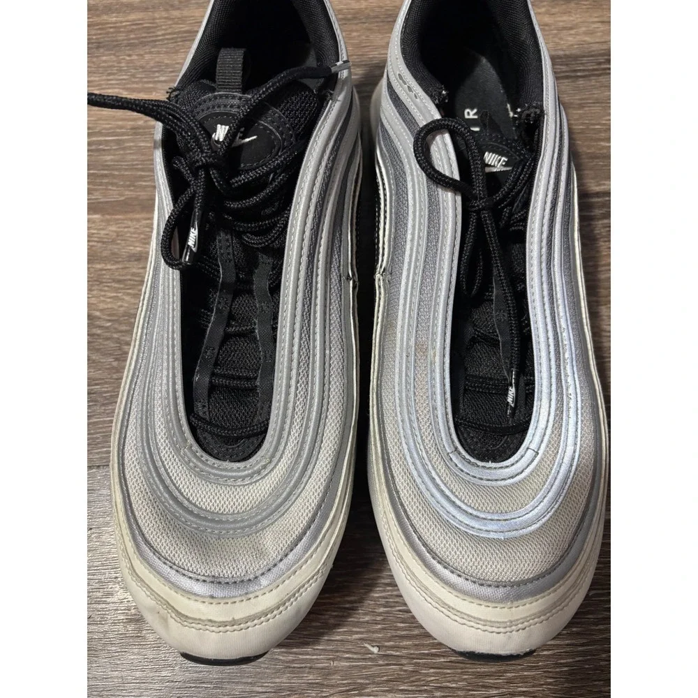 Nike Air Max 97 Black Silver Gradient Mens Size‎ 14 Sneakers 921826-016